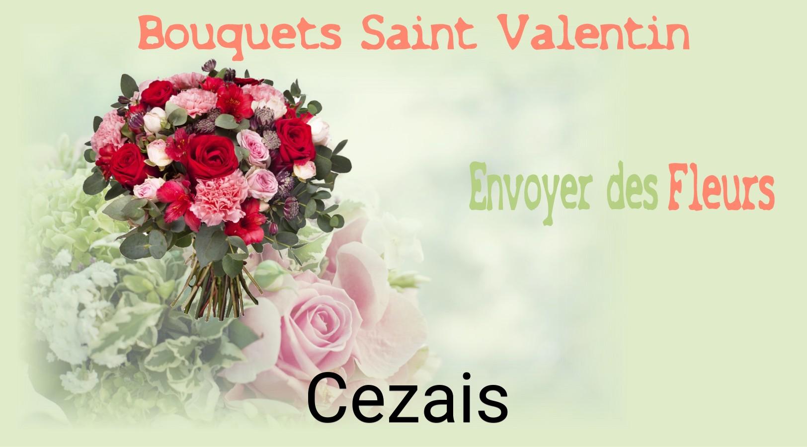 Roses de Saint-Valentin livrées à Cezais